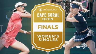 Kaitlyn Christian vs Genie Bouchard at the Zimmer Biomet Cape Coral Open