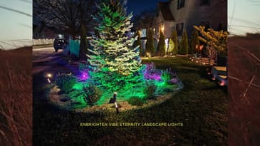 "Transform Your Outdoors: Enbrighten Vibe Eternity Lights in Action!"