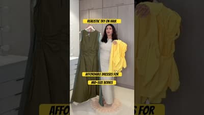 REALISTIC TRY ON HAUL, AFFORDABLE DRESSES FOR MID-SIZE BODIES & BIG CHESTS #ShopWithAC