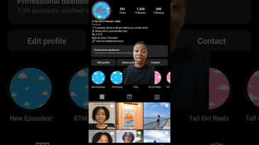 Let's Rewrite My Social Media Bios | Podcast Rebrand Day 3 | A Tall Girl's Podcast