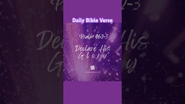 Daily Devotional - Psalm 96:2-3‬ - #motivation #motivational #inspiration #bible