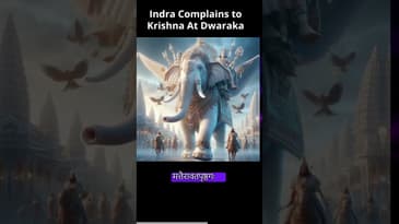 Indra arrives at dwaraka  #Deepavali #Diwali #Naraka #NarakaChaturdashi #Narakasura #stories