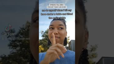 When Tall People Hit Their Knee Under A Table