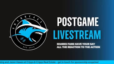 SHARKCAST: Rd 15 vs Warriors - 2026 PostGame Livestream