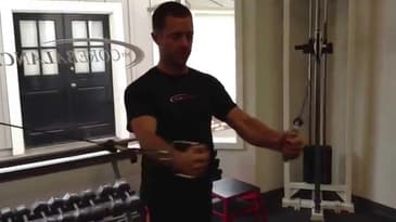Standing Chest Flies with Cable
