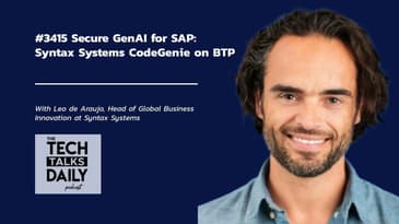3415: Secure GenAI for SAP: Syntax Systems CodeGenie on BTP