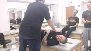 Lumbar Roll Thrust Manipulation