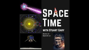 Unprecedented Gamma-Ray Burst & Co-orbiting Exoplanets: SpaceTime S26E90