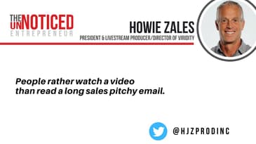 Video streaming can deliver sales; with Howie Zales of Viridity