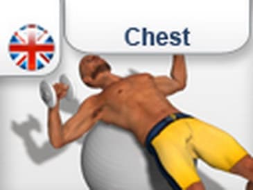 Training Pectoral muscles with Stability Ball (Swiss Ball)