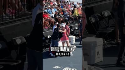 KAITLYN CHRISTIAN GOES FOR GOLD‼️🥇 #pickleball