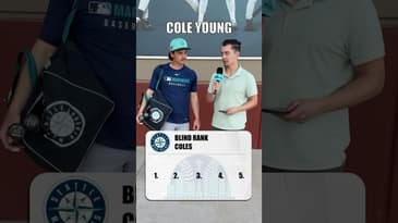 MARINERS PROSPECT COLE YOUNG BLIND RANKS OTHER PEOPLE NAMED COLE 😂 #mlb #baseball #mariners