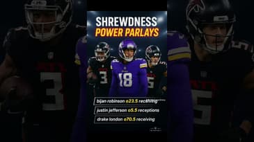 Shrewdness Power Parlay!  #NFL #sportsbetting #vikings #Falcons