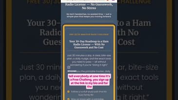 30x30 Ham Radio Challenge #hamradio