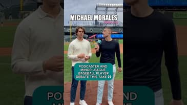 MLB Prospect Shares His Hot Take 🔥 Which Side Are You On?? #shorts #baseball #seattlemariners