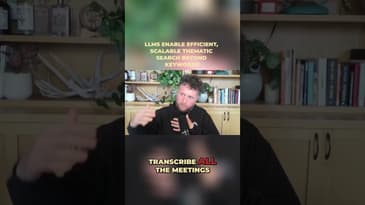 Keyword search vs Thematic search.