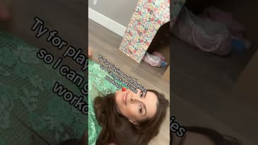 ￼ how moms get a workout: ￼#shorts #newmom #workout #momlife