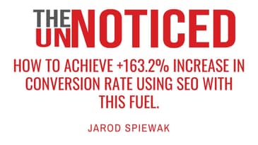How to achieve +163.2% Increase in Conversion Rate using SEO with this fuel.