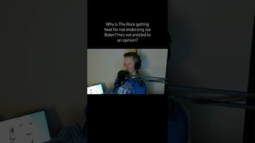 #short Stay in the Gray Podcast Clip 3-11 The Rock #podcast #election2024 #fypyoutubeshorts