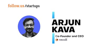 Arjun Kava - Co-founder and CEO - Videosdk.live
