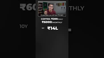 COFFEE ya Investing - Kya CHOOSE kiya?! | Ankur Warikoo #shorts