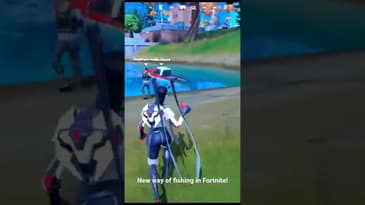 Nast3 Nate with a new way of fishing in Fortnite