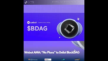 Webot AMA: “No Plans” to Delist #BlockDAG