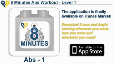 8 Min Abs Level 1 Available on iTunes