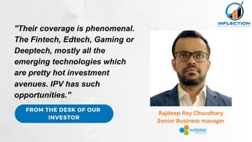 Rajdeep Roy Choudhary | Senior Business manager-Wibmo | On his Investment journey with IPV
