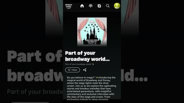 Part of Your Broadway World…. Now Streaming on Amazon Music!! 🎭