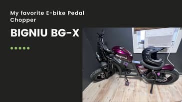 "Why the BIGNIU BG-X is My Ultimate Pedal E-Bike Chopper! 🚴‍♂️💨"