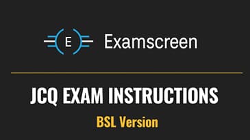 Examscreen: JCQ INVIGILATOR ANNOUNCEMENT 2026/27 (accessible version with British Sign Language)