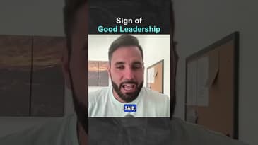 Sign of Good Leadership