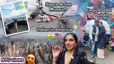 The BEST views of New York City, Empire State Building Tour | Indian in America | Aanam C