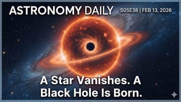 • A Star Vanished Into a Black Hole — Astronomers Watched It Happen