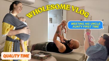 WHOLESOME family & work life balance vlog #MustWatch #reallifewaanamc