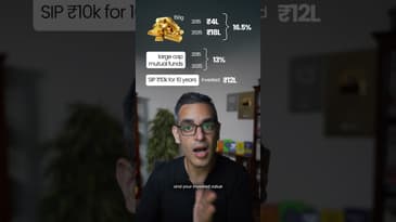 Gold ya Mutual Funds - Aapne Kisme INVEST kiya?! | Ankur Warikoo #shorts