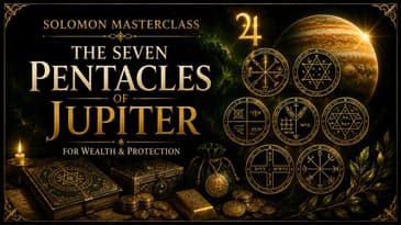 Solomon Masterclass: 7 Pentacles of Jupiter for Wealth & Protection