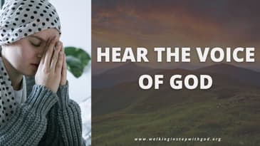 Hear The Voice Of God #Faith #SpiritualGrowth #GodlyLiving #BelieveInGod