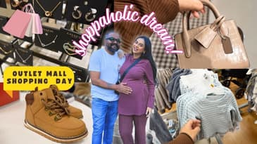 MOST FUN SHOPPING DAY FROM THIS TRIP! Baby shopping & High end brand bargains | Aanam C