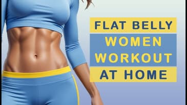 How to get flat stomach in 2 weeks - FLAT BELLY workout for women at home -  #womenworkouts