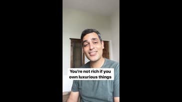 You’re not rich if you own luxurious things | Ankur Warikoo #Shorts