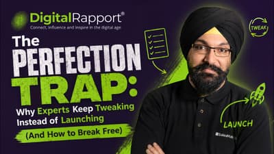The Perfection Trap: Why Experts Keep Tweaking Instead of Launching (And How to Break Free)