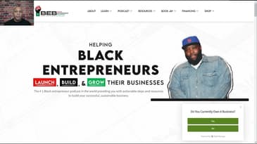 Black Entrepreneur Blueprint - New Website Video Tutorial 2022