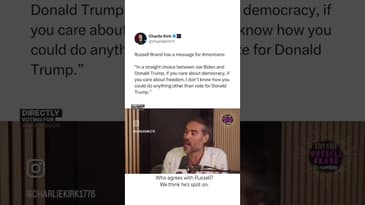 Russell Brand on who is the better choice between Trump and Biden - 🇺🇸 SITG Podcast #short