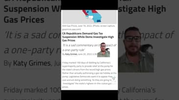 CA Dems Need Committee to Figure Out Why Gas is Expensive