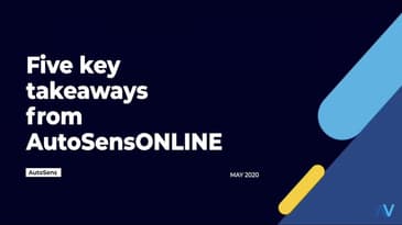 5 Key Takeaways From AutoSensONLINE