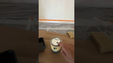 Step 1:  how to limewash paint a wall #limewash #portolapaint #homedecor #howtopaint #shorts