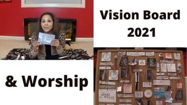 Vision Board 2021 + Worship | The Janay Wells Show