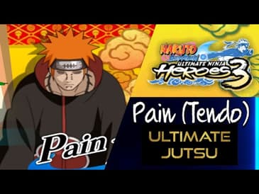Pain (Tendo) Ultimate Jutsu || Naruto Shippuden Ultimate Ninja Heroes 3 PPSSPP #shorts